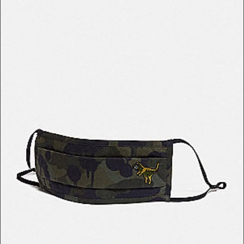 Coach Rexy Face Mask With Wild Beast Print
